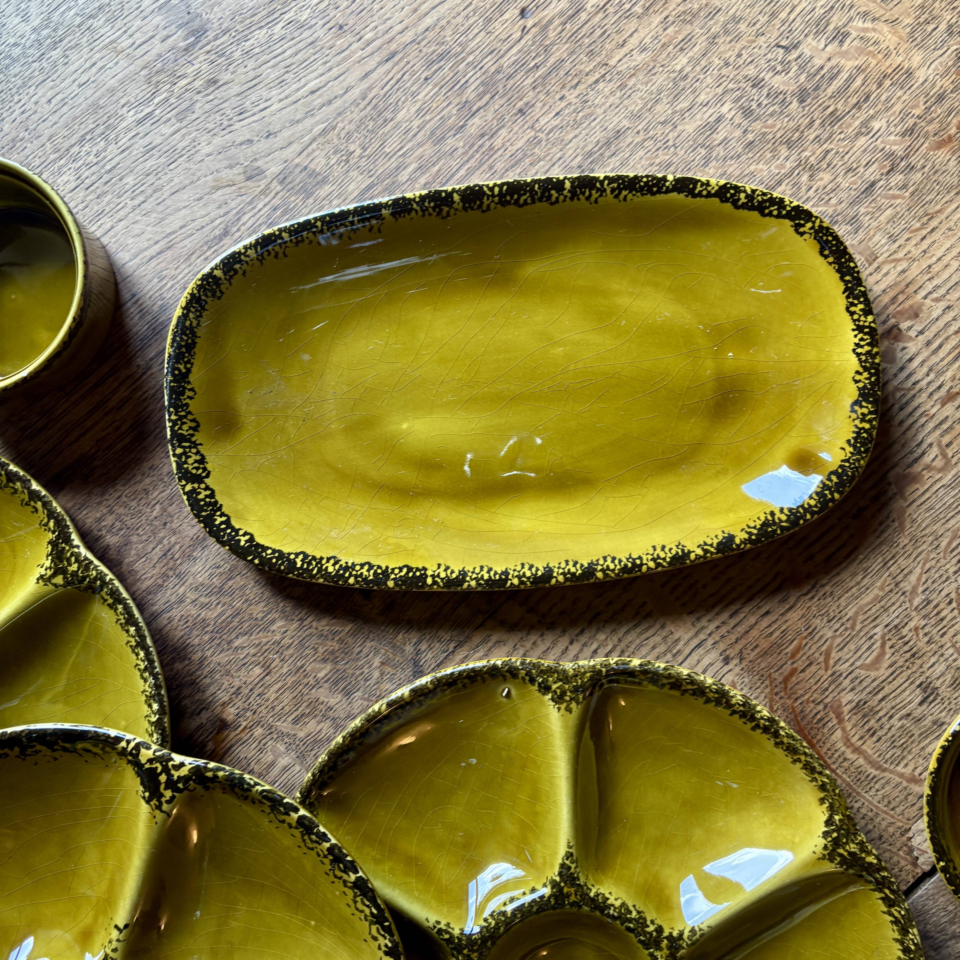 Vintage oyster or shellfish service from Gien