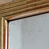 Art deco mirror, gilded with leaf 68x85cm