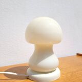 Vintage glass mushroom lamp