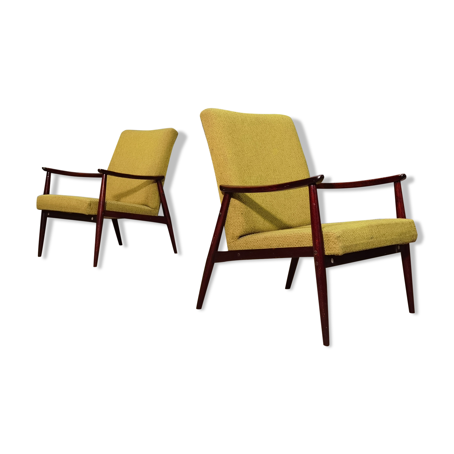 Paire de fauteuil Jitona Soběslav 1960