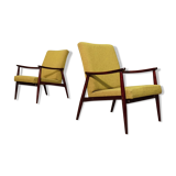 Pair of armchairs Jitona Soběslav 1960