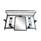 Porte manteaux miroir en fer forge