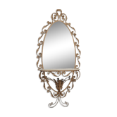 Set specchiera più sedia tutto in ferro battuto design Pierluigi Colli