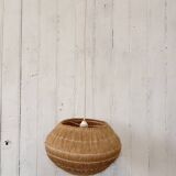 Vintage Scandinavian style rope pendant light