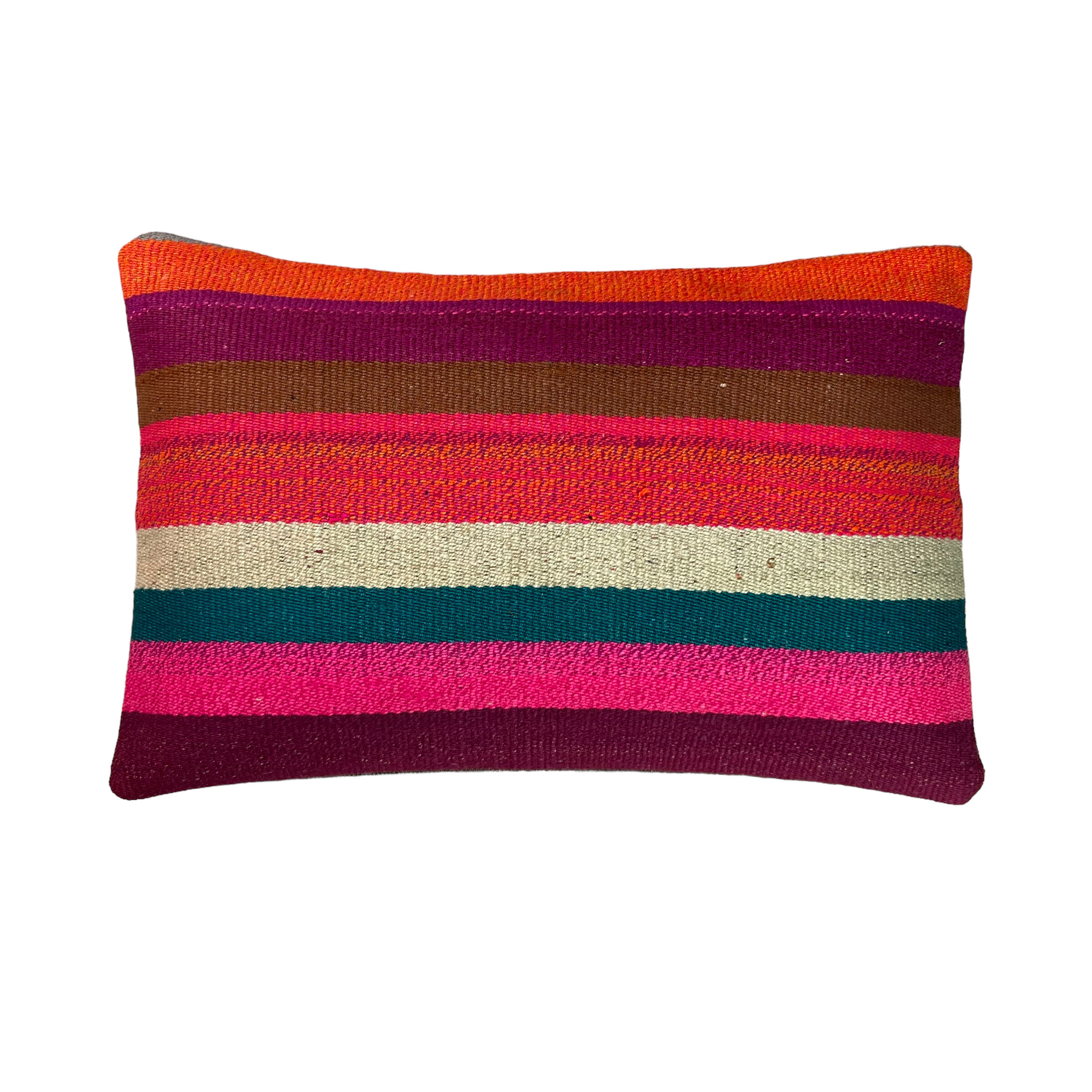 Housse de coussin kilim turc vintage, 30 x 50 cm