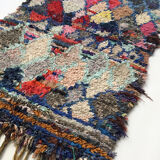 Moroccan berber carpet boucherouite 161x92cm