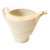 pot à lait en porcelaine art déco liseré or