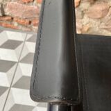 Pair of black armchairs