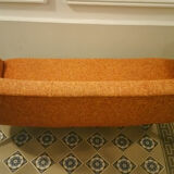 Sofa Orange organic Danish 50s/60s