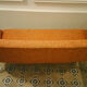 Sofa Orange organic Danish 50s/60s
