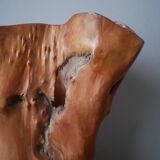 Large contemporary design handcrafted wooden vase