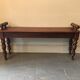 Solid oak bench 96 cm