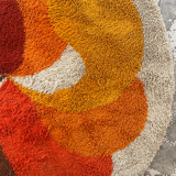 Psychedelic "Rya" carpet from Desso, Netherlands 70s.