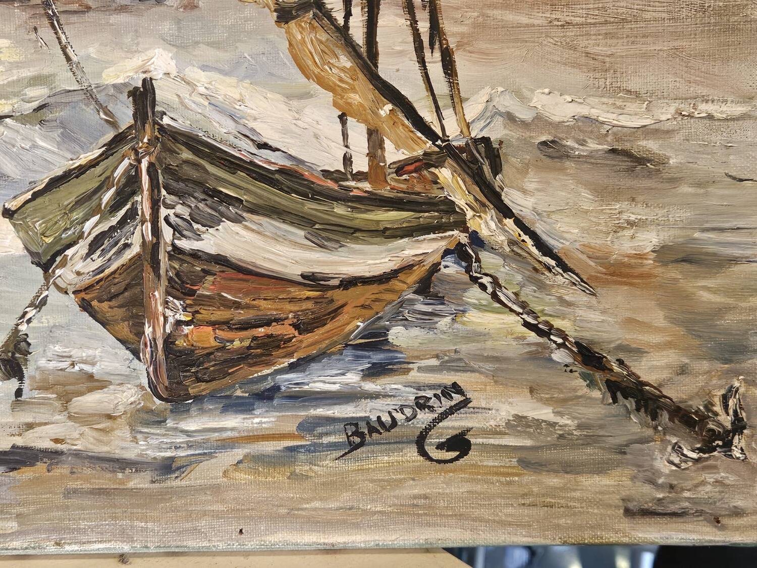 Bateau signé Baudrin