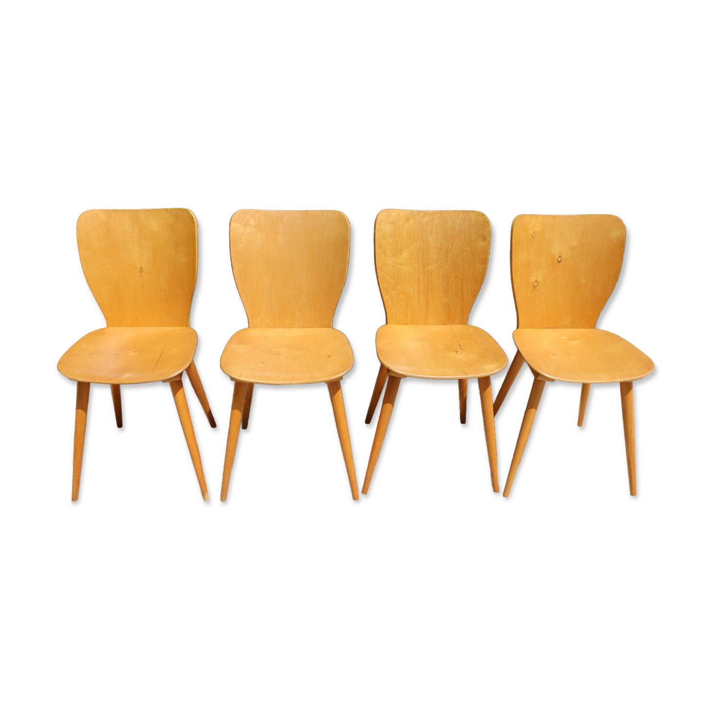 4 BAUMANN chairs 800G Max Bill 1955