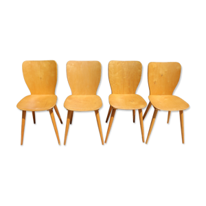 4 chaises Baumann 800G - 1955