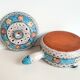 Ceramic pan stoneware lava vulcain - made in france - 60s