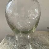 Vintage molded glass hat head from the 60s