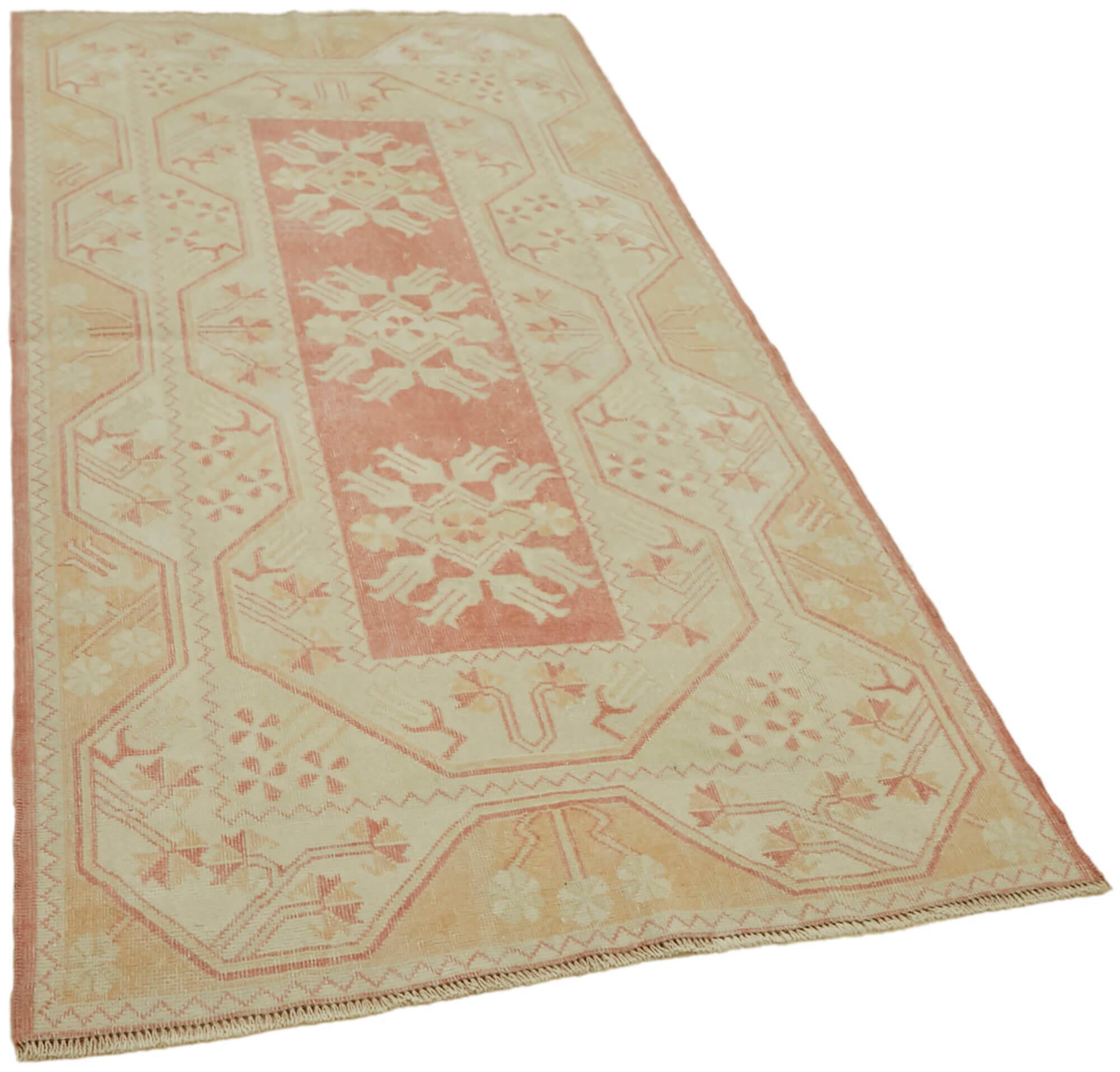 Turkish Vintage Anatolian Rug 116 cm x 212 cm