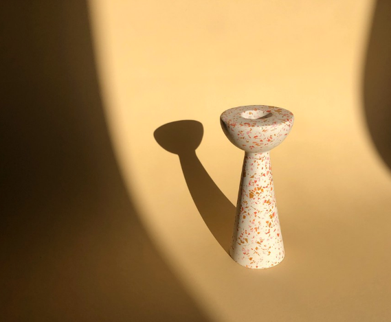 Tangerine Candle holder