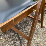 Set of 4 vintage folding chairs