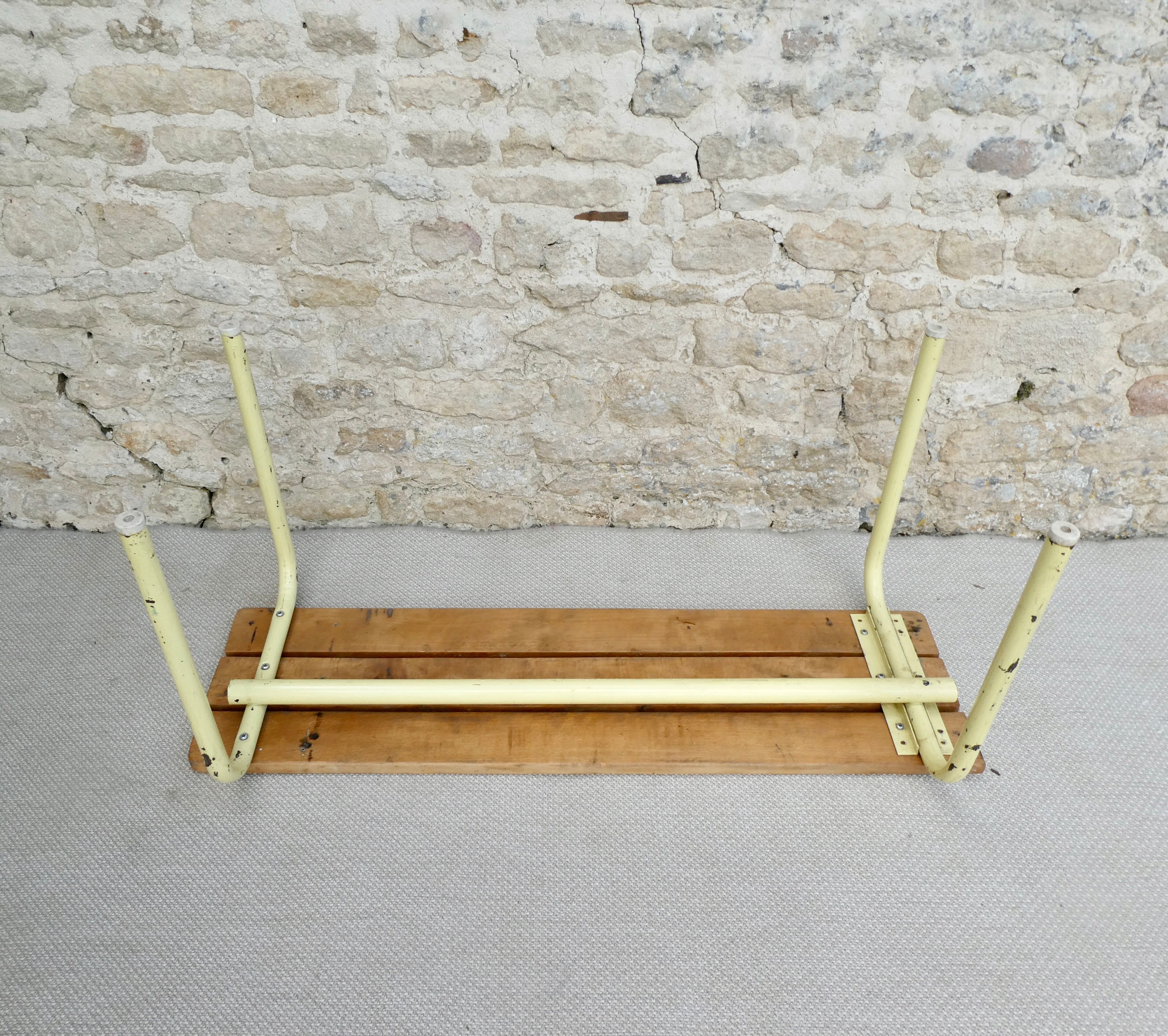 School bench from the 80s