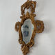 Miroir en bois doré style baroque Louis XIV, 39x67 cm