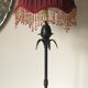 Lampe ananas en bronze et marbre