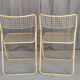 Pair of vintage folding chairs by Niels Gammelgaard