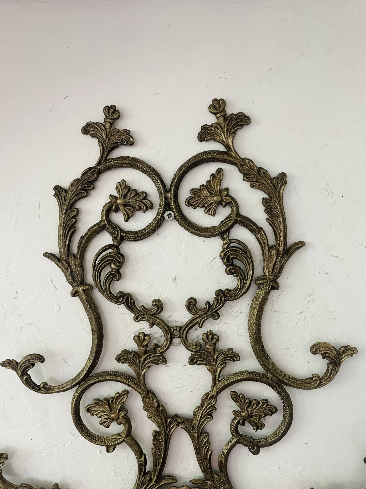 Large vintage Italian baroque wall light