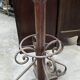 Tabouret d’atelier ancien bois et fer forgé – H 82 cm
