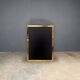 STYLISH 20thC BRASS & MIRRORED SIDEBOARD BY MICHEL PIGNERES c.1970