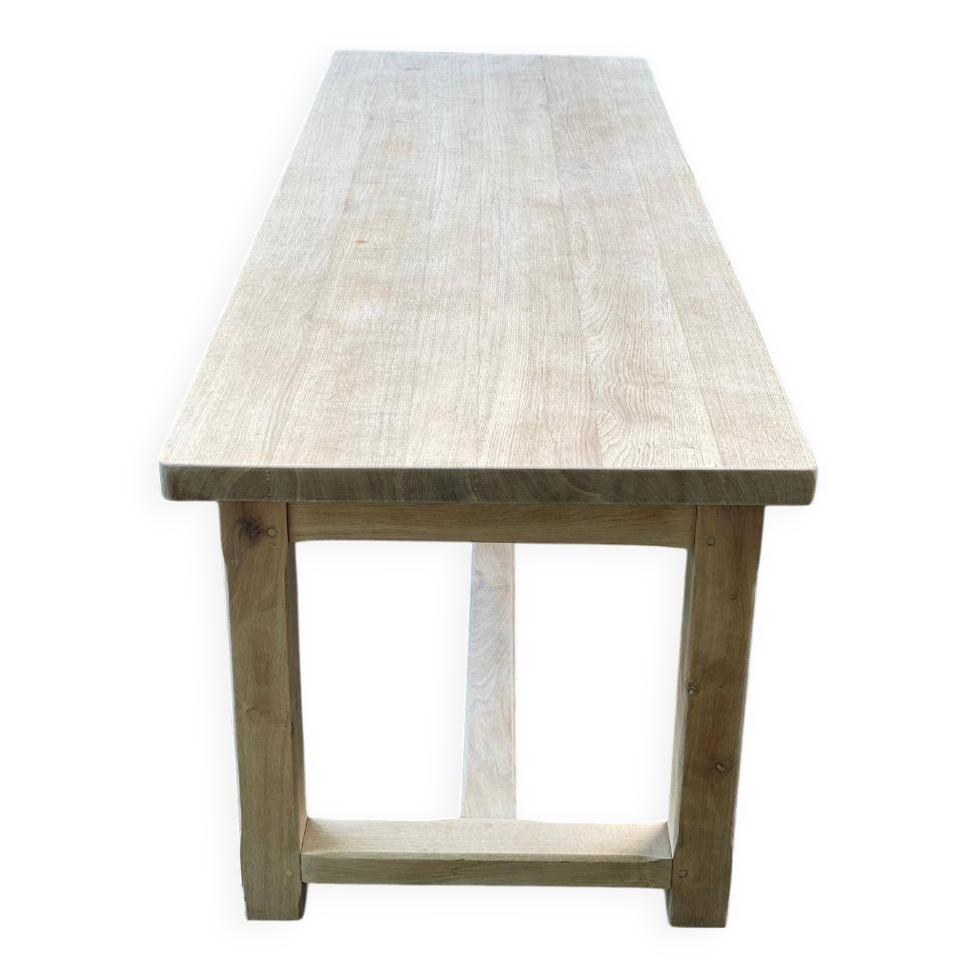 Solid oak farmhouse table 1990 250cm