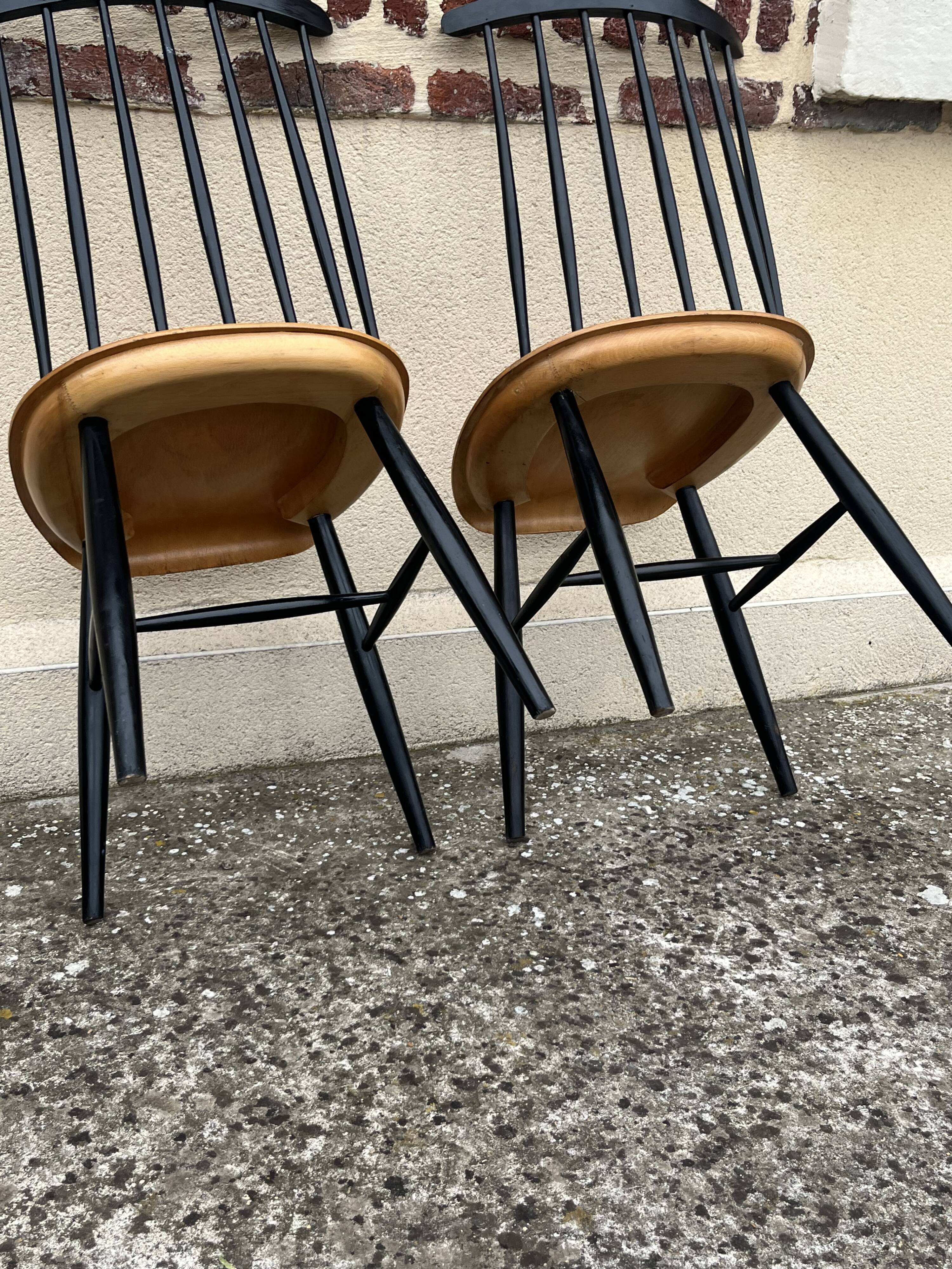 2 Fanett Scandinavian Chairs by Ilmari Tapiovaara