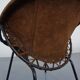 Set of vintage suede lounge chairs from Lusch, Germany, 1960s.
