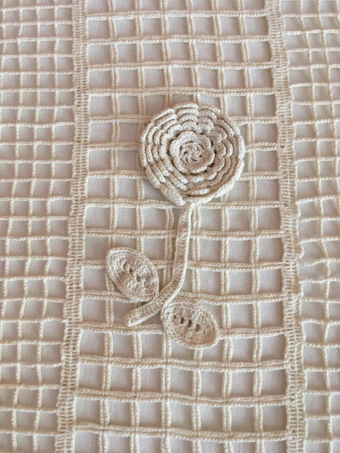 Vintage bedspread.