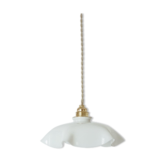 Draped suspension Opaline 🌿 Vintage