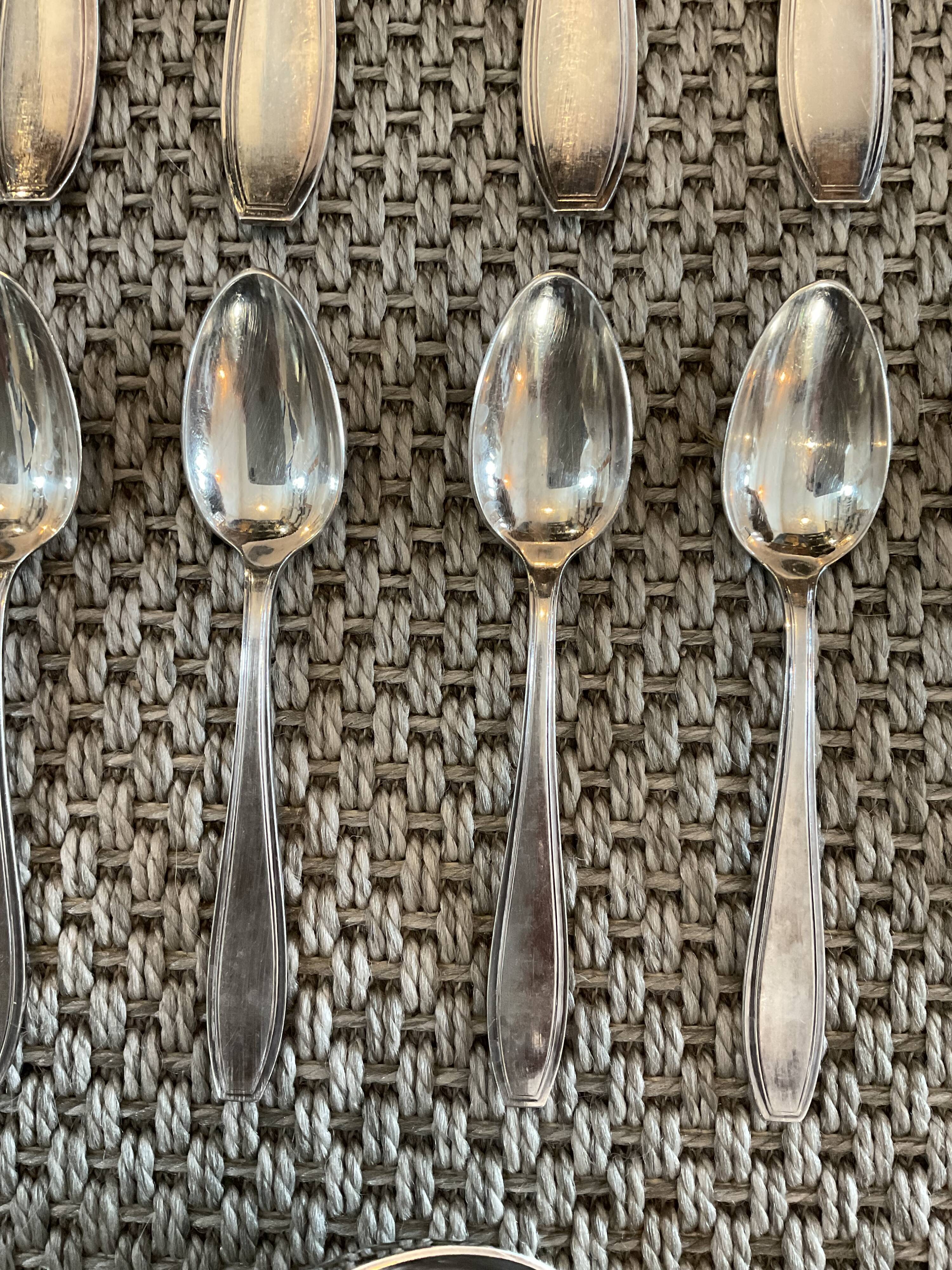 Spoons, forks, small spoons, ladle