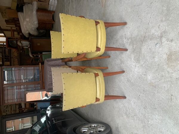 Suite de quatre fauteuils art deco