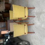 Suite of four art deco armchairs