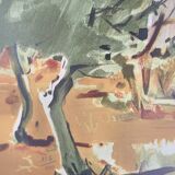 Provence by G. Cheyssial signed 110 x 79 cm