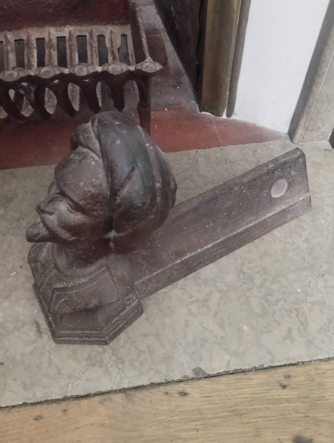 Chenets tête de Zouave