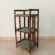 Vintage standing shelf in bamboo and rattan 60s/70s