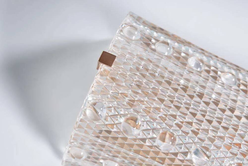 Vintage glass wall sconces by Carl Fagerlund, Lyfa glass sconces.