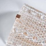 Vintage glass wall sconces by Carl Fagerlund, Lyfa glass sconces.