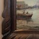 Breton, Marine, oil on canvas marouflée, nineteenth century