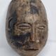 Antique carved wooden tribal mask, early-mid 20th century