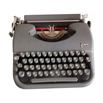 Typewriter Japy anthracite / vintage 50s-60s