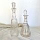 Carafes anciennes en verre