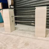 Dining table 1970/80 in travertine